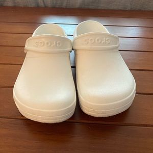 White Crocs